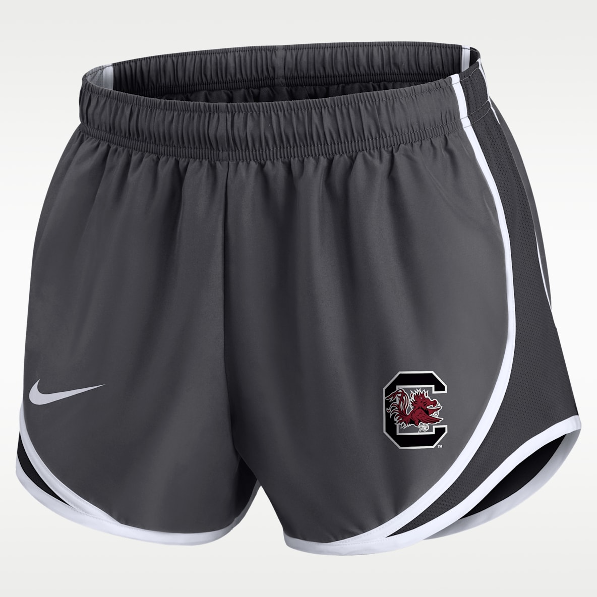 Nike College Tempo (South Carolina Gamecocks) Shorts Dri-FIT para mujer