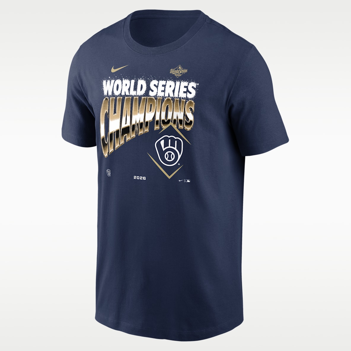 Milwaukee Brewers 2026 World Series Champions Men's Nike MLB T-Shirt