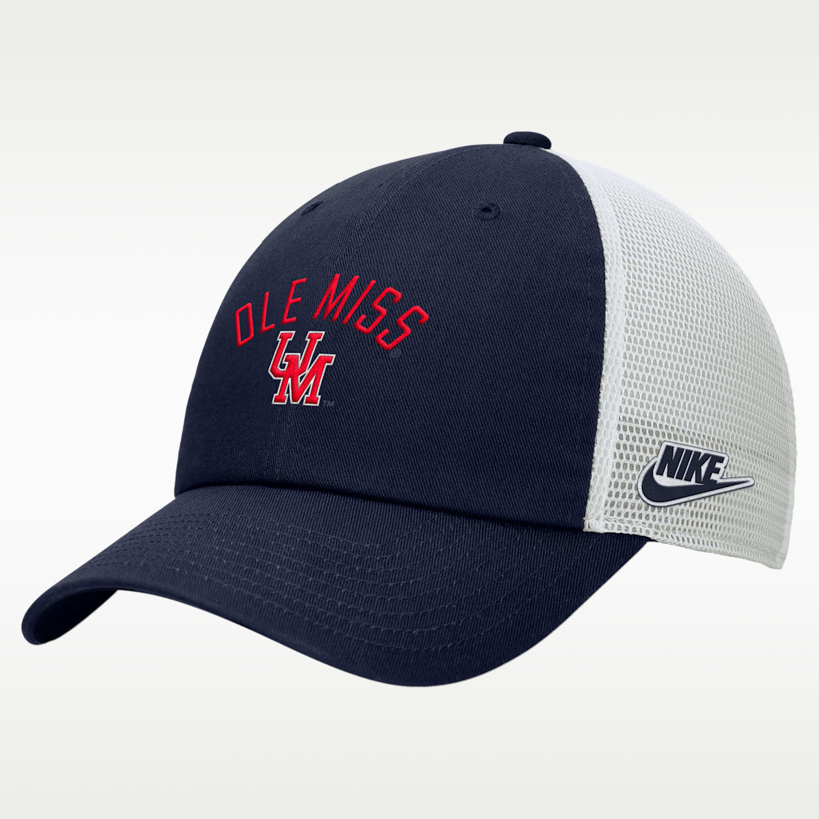 Nike College (Ole Miss) Unstructured Trucker Cap