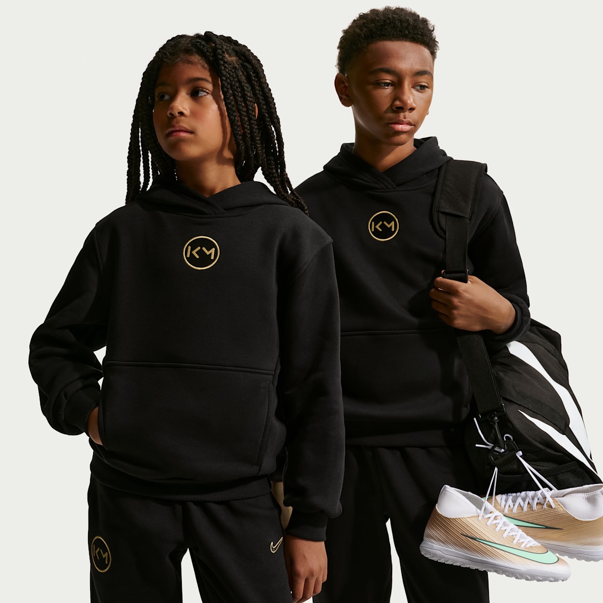 Kylian Mbappé Club Fleece Older Kids' Nike Football Hoodie