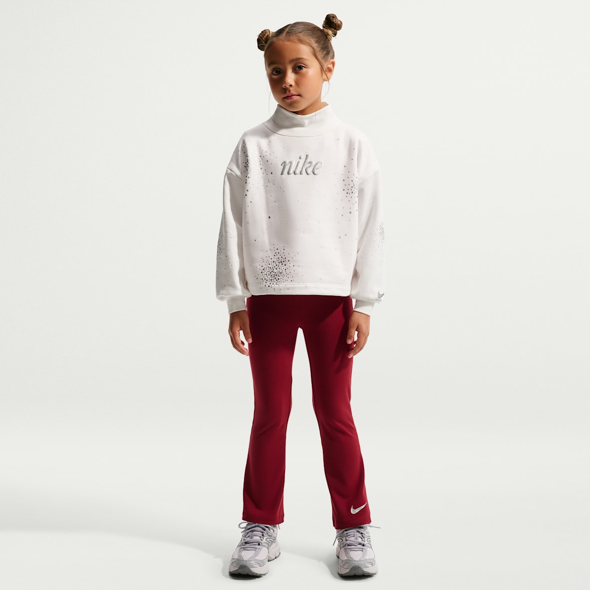 Nike Little Kids' Swoosh Sparkle 2-Piece Leggings Set