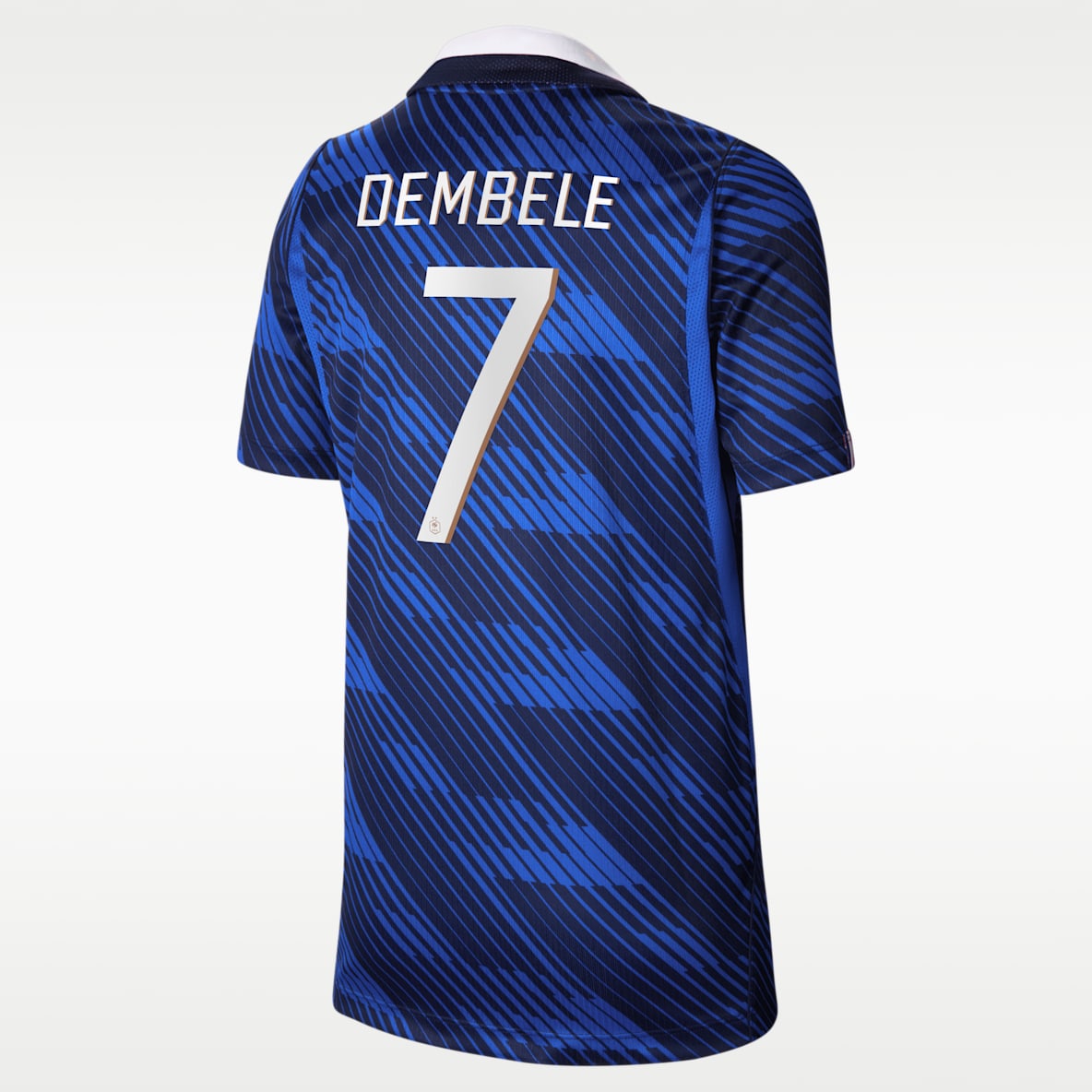 Ousmane Dembélé France National Team 2026 Stadium Home Jersey de fútbol Nike Dri-FIT para niños talla grande