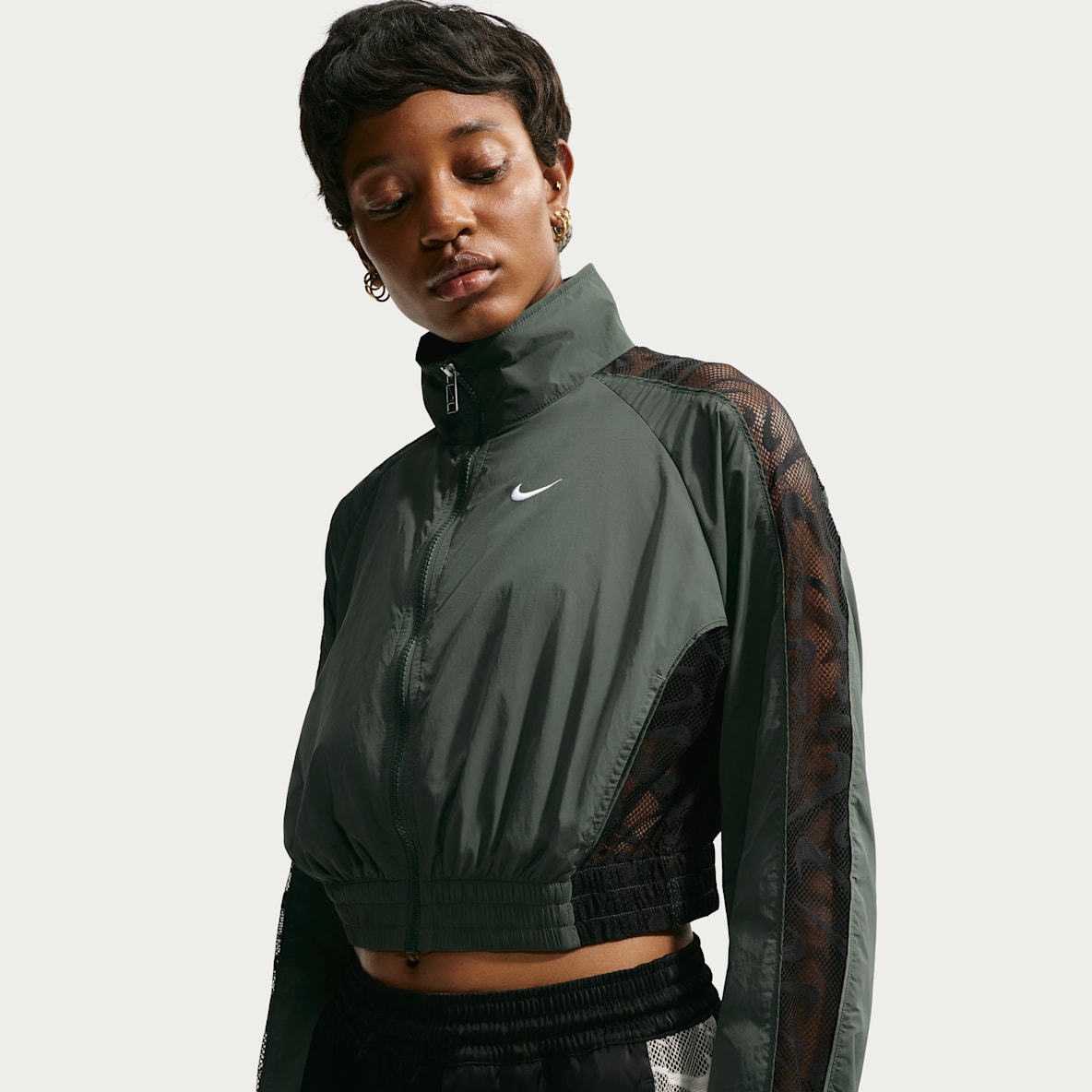 Nike Sportswear Women's Cropped Lace Track Jacket