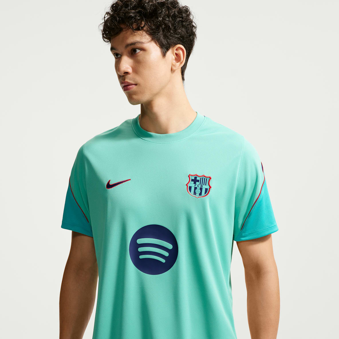 FC Barcelona Strike (tredjedrakt) Nike Soccer Dri-FIT kortermet fotballtrøye til herre