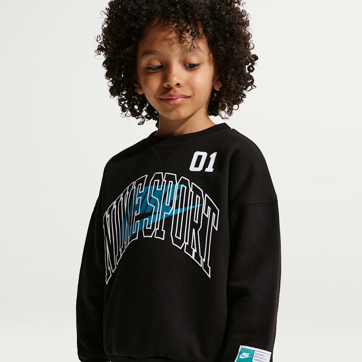 Nike Sportswear Little Kids' Multisport 2-Piece Fleece Crew Set