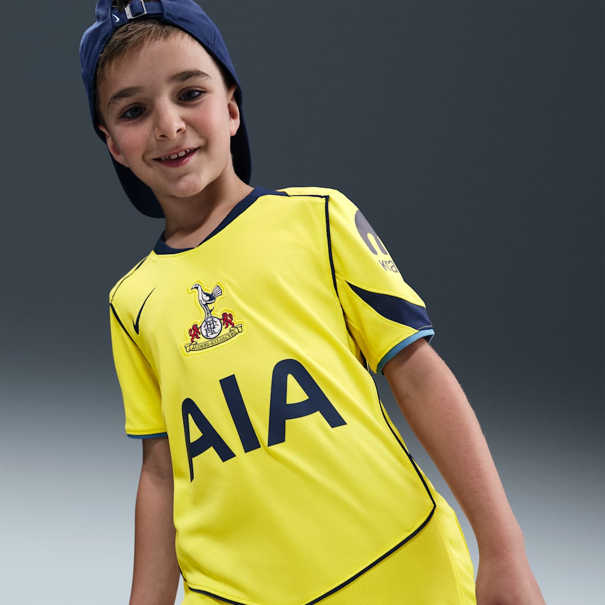 Tottenham Hotspur 2025/26 Stadium Third Nike Dri-FIT Total 90 Replika-Fußballtrikot (ältere Kinder)