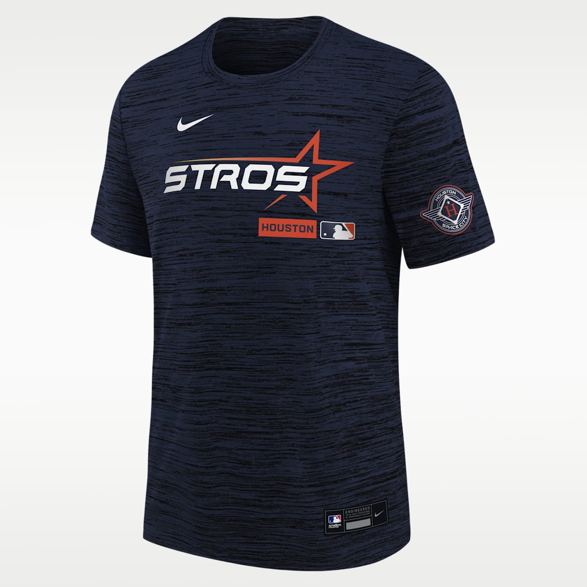 Houston Astros Authentic Collection City Connect Velocity Big Kids' Nike Dri-FIT MLB T-Shirt