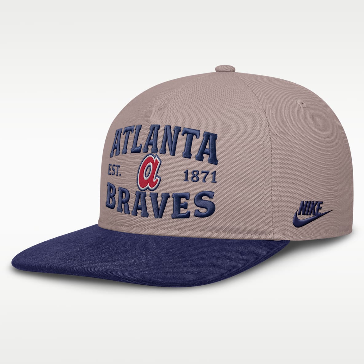 Atlanta Braves Cooperstown Pro Men's Nike MLB A-Frame Adjustable Hat