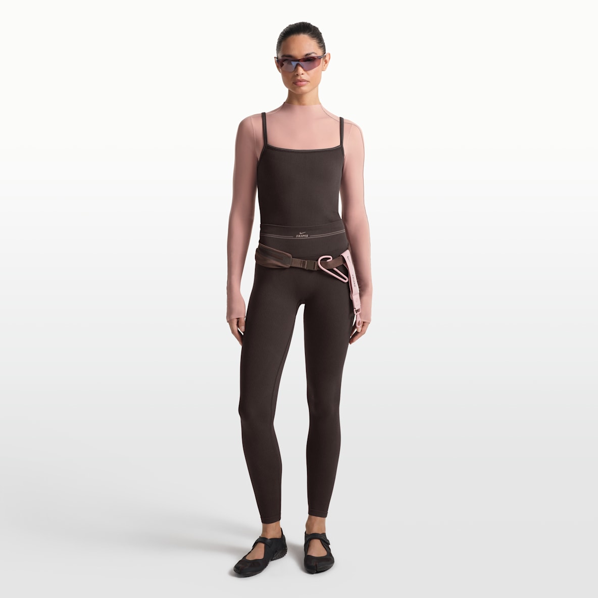 NikeSKIMS Ribbed Seamless Women's High-Waisted 26" Leggings