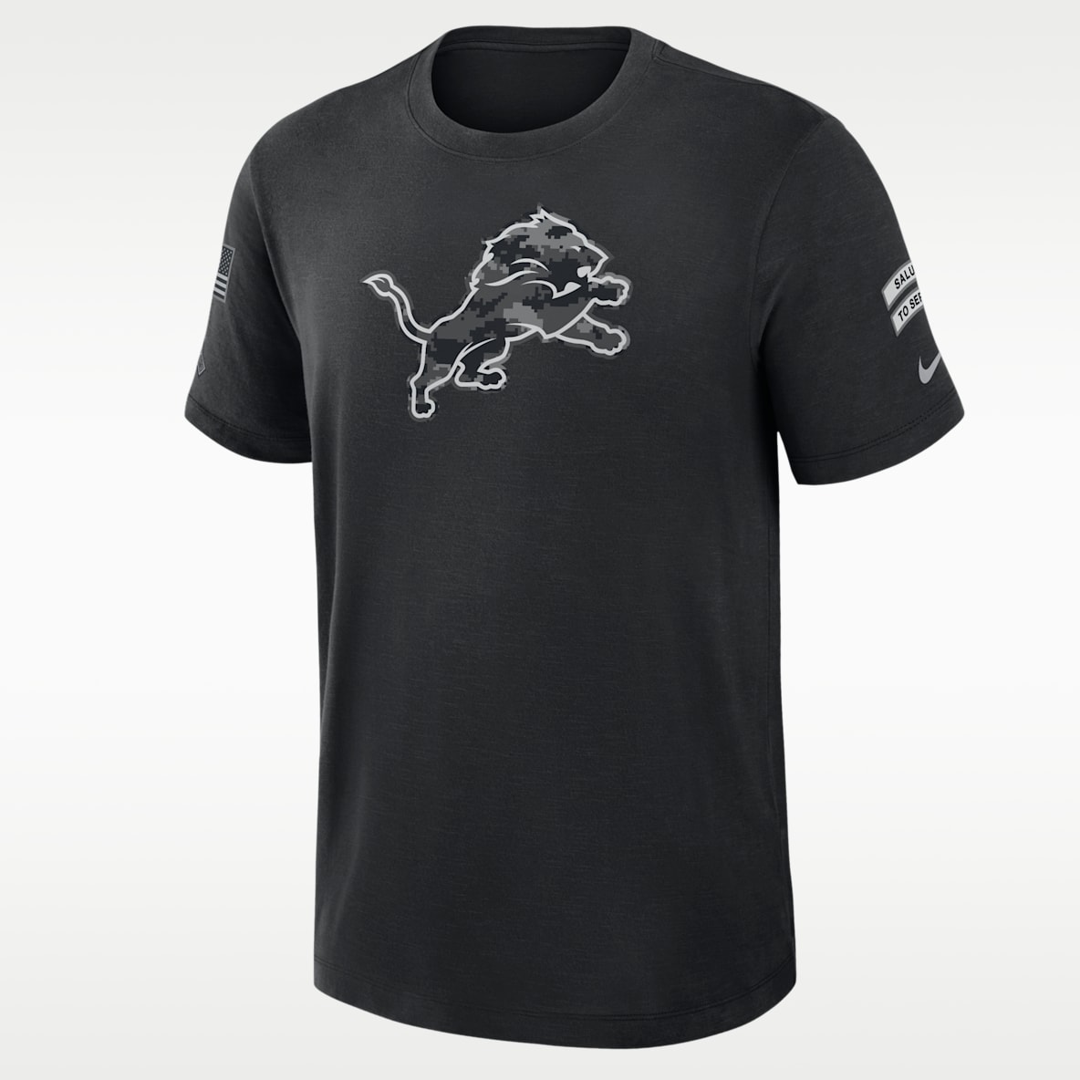 Detroit Lions Salute to Service Slub Men's Nike Dri-FIT NFL T-Shirt