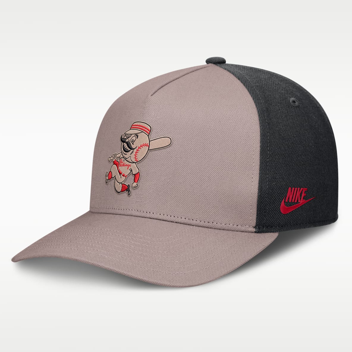 Cincinnati Reds Cooperstown Rise Gorra Nike de la MLB ajustable con estructura A-Frame para hombre