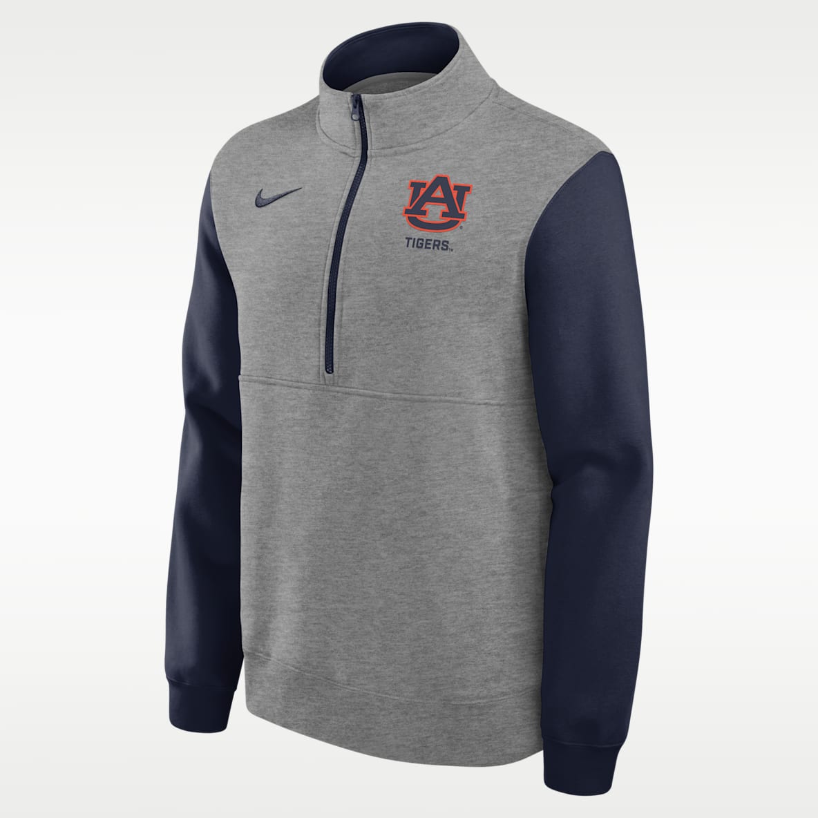 Auburn Club Men's Nike College 1/2-Zip Crew