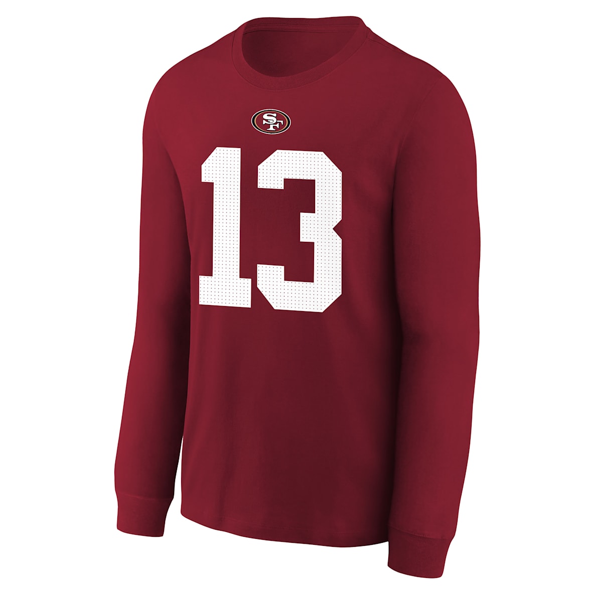 San Francisco 49ers Brock Purdy Big Kids' Long-Sleeve NFL T-Shirt