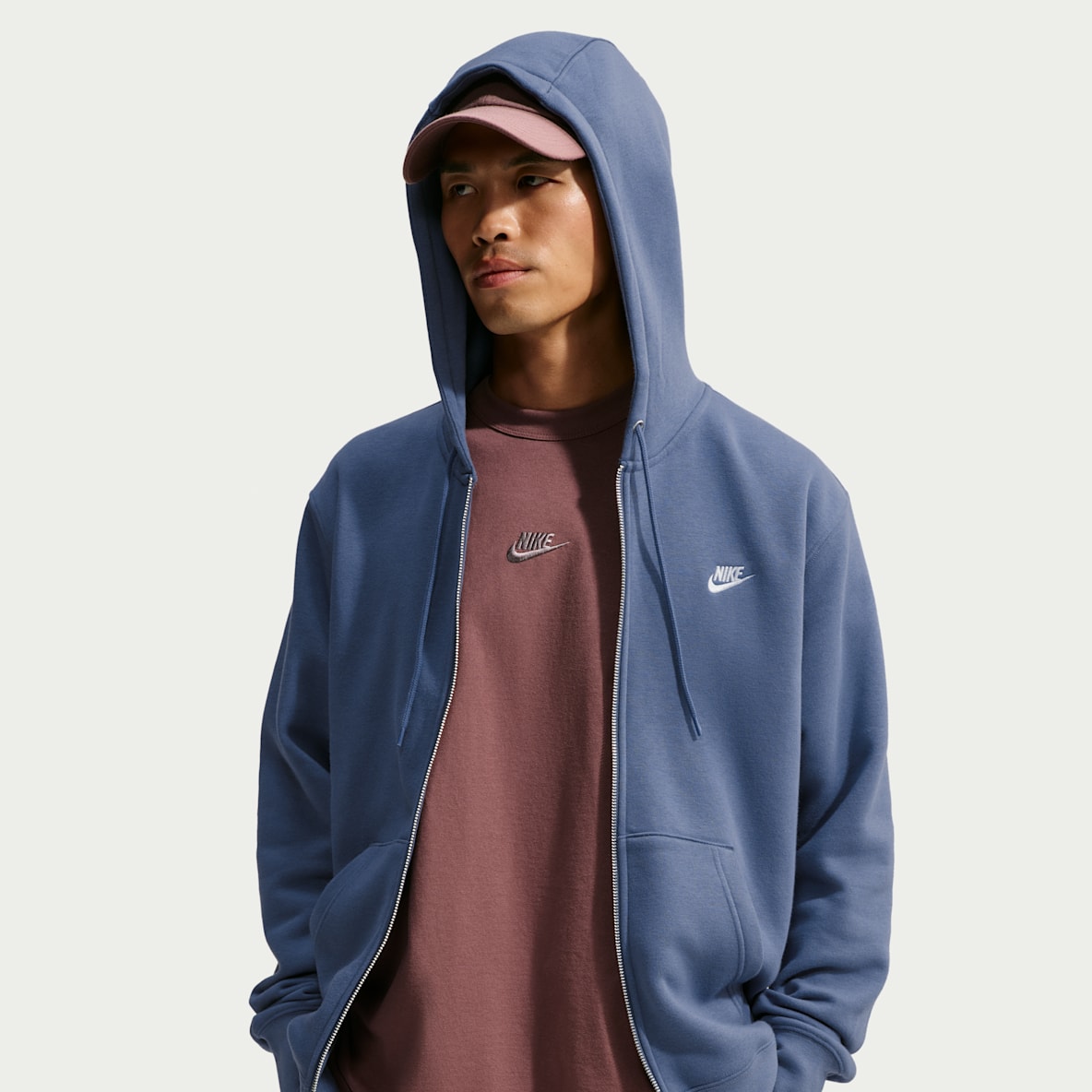 Nike Club Men's Full-Zip Fleece Hoodie