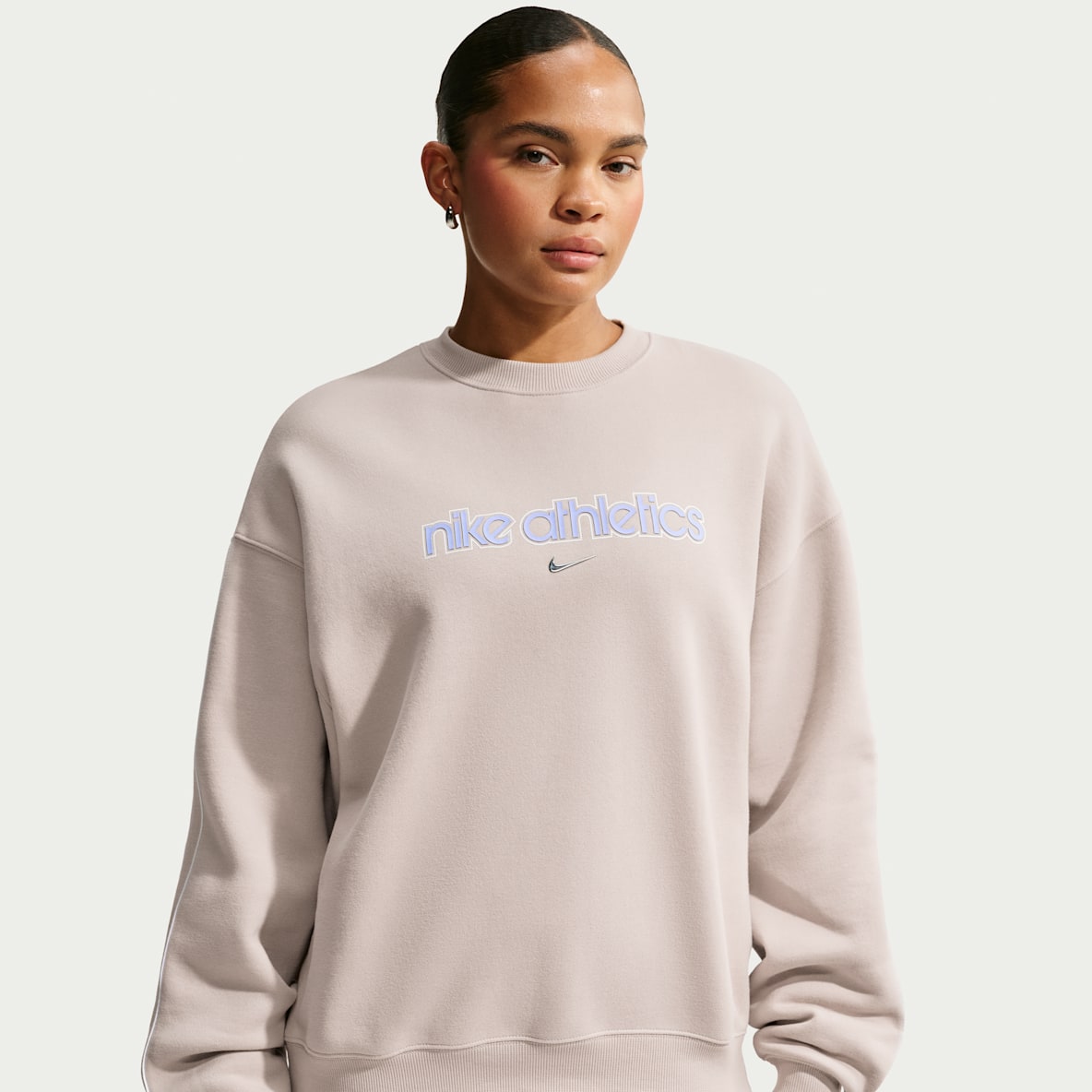 Středně silná mikina Nike Studio Fleece Dámská oversize mikina