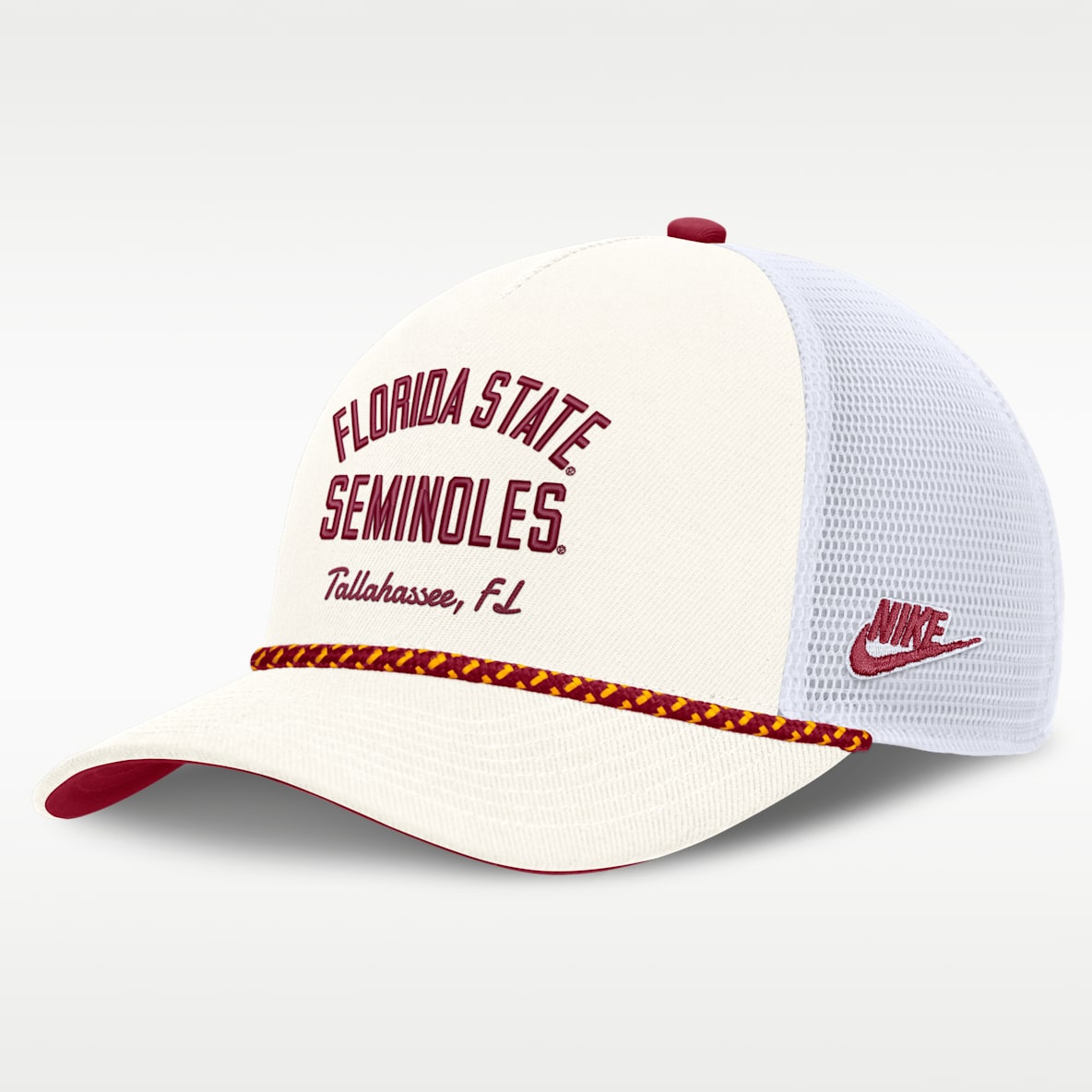 Florida State Denim Men's Nike College Trucker Adjustable Hat