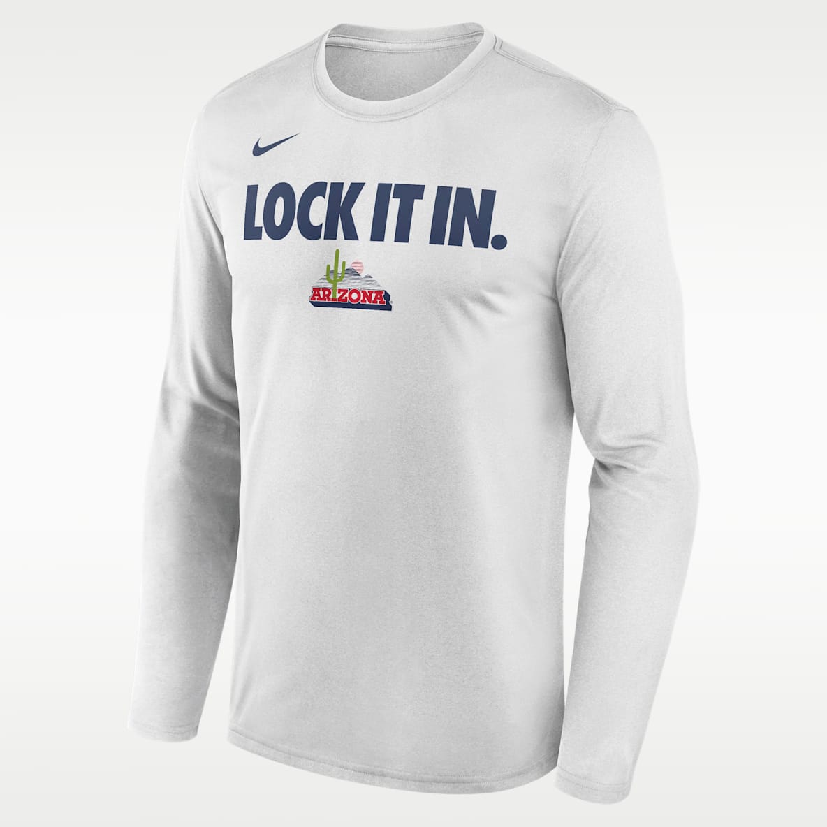 Arizona 2026 On-Court Bench Men's Nike Dri-FIT College Long-Sleeve T-Shirt