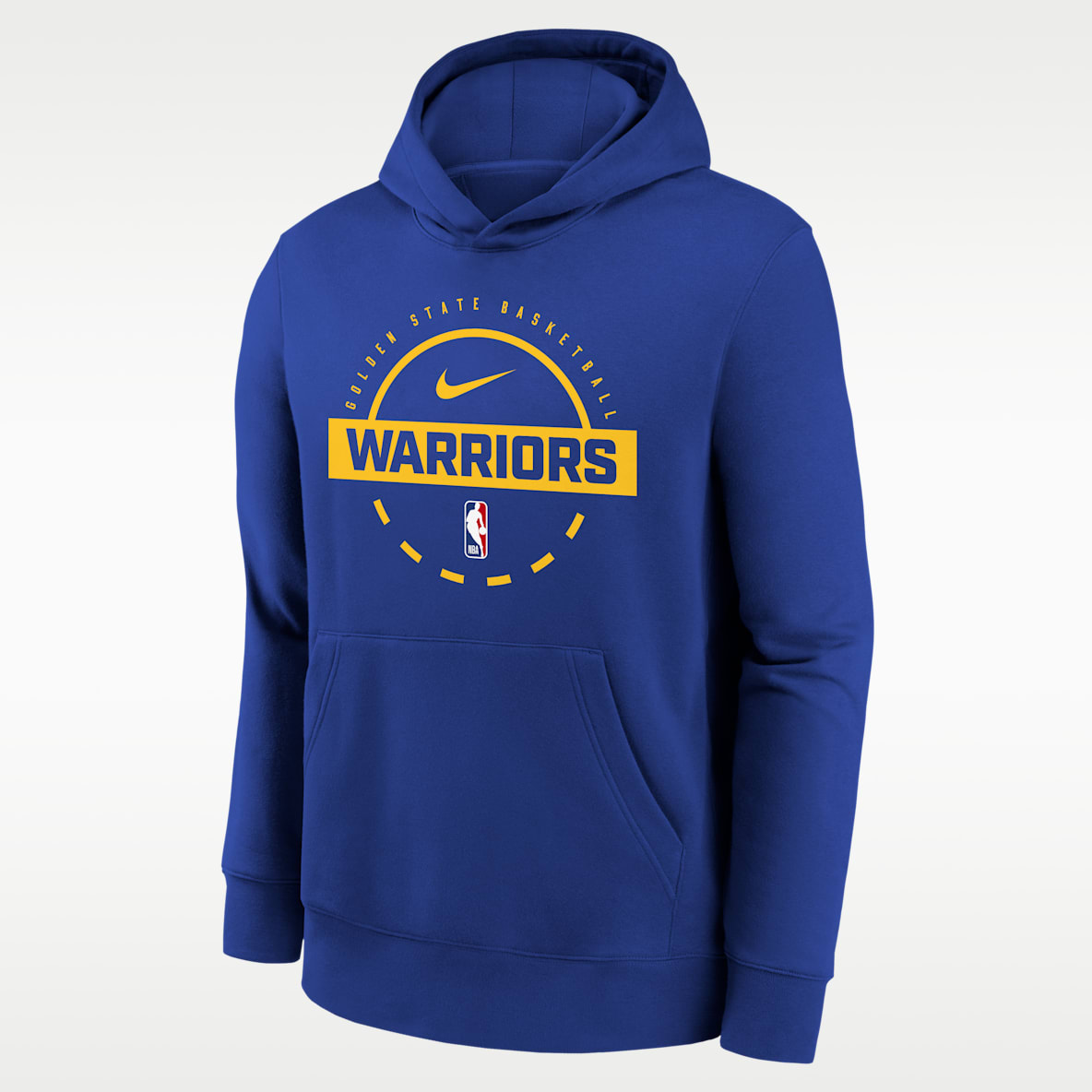 Golden State Warriors Club Nike NBA-Trainingshoodie für Kinder