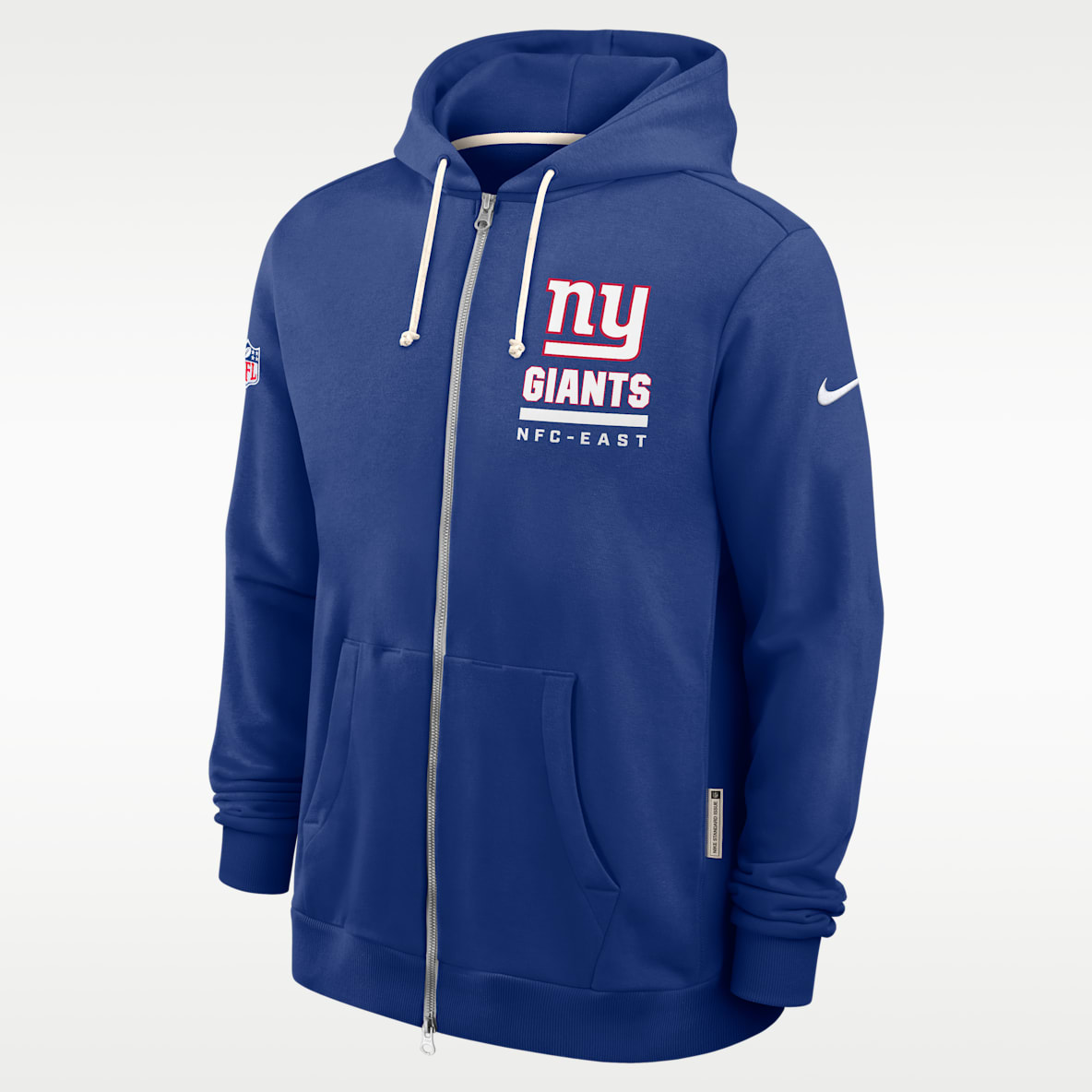 New York Giants Utility Player Sideline Men's Nike Dri-FIT NFL Full-Zip Hoodie