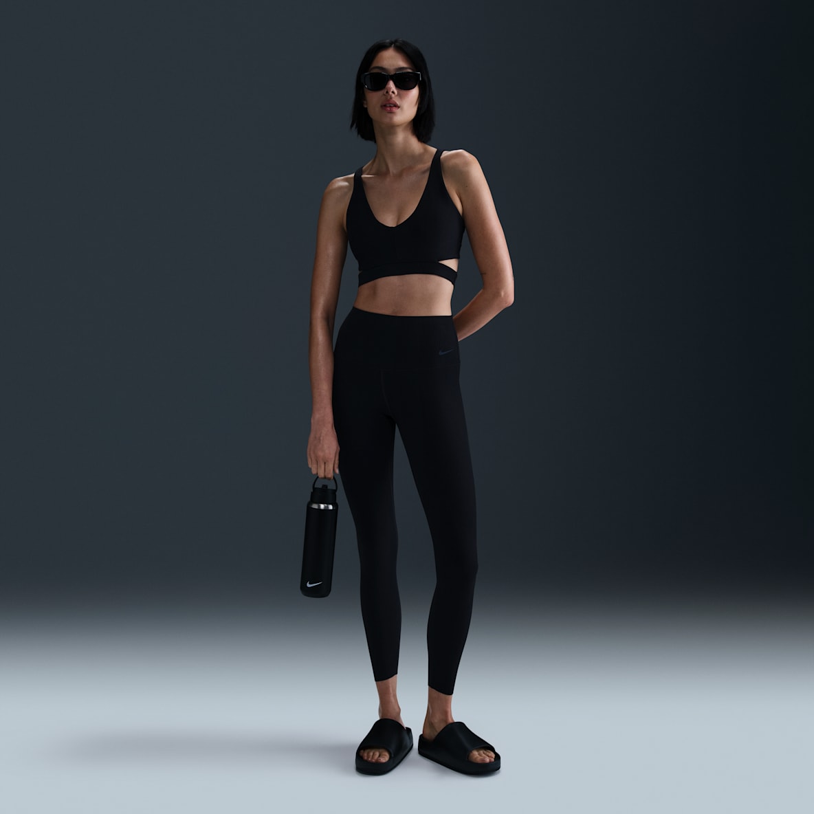 Nike Zenvy Rib Women's High-Waisted 7/8 Leggings