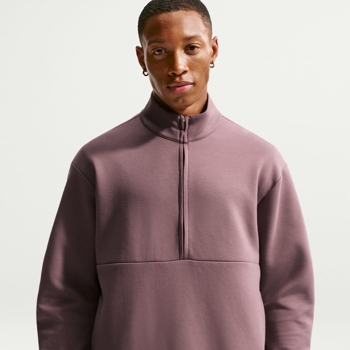 Nike 24.7 ImpossiblySoft Playera Dri-FIT de medio cierre para hombre