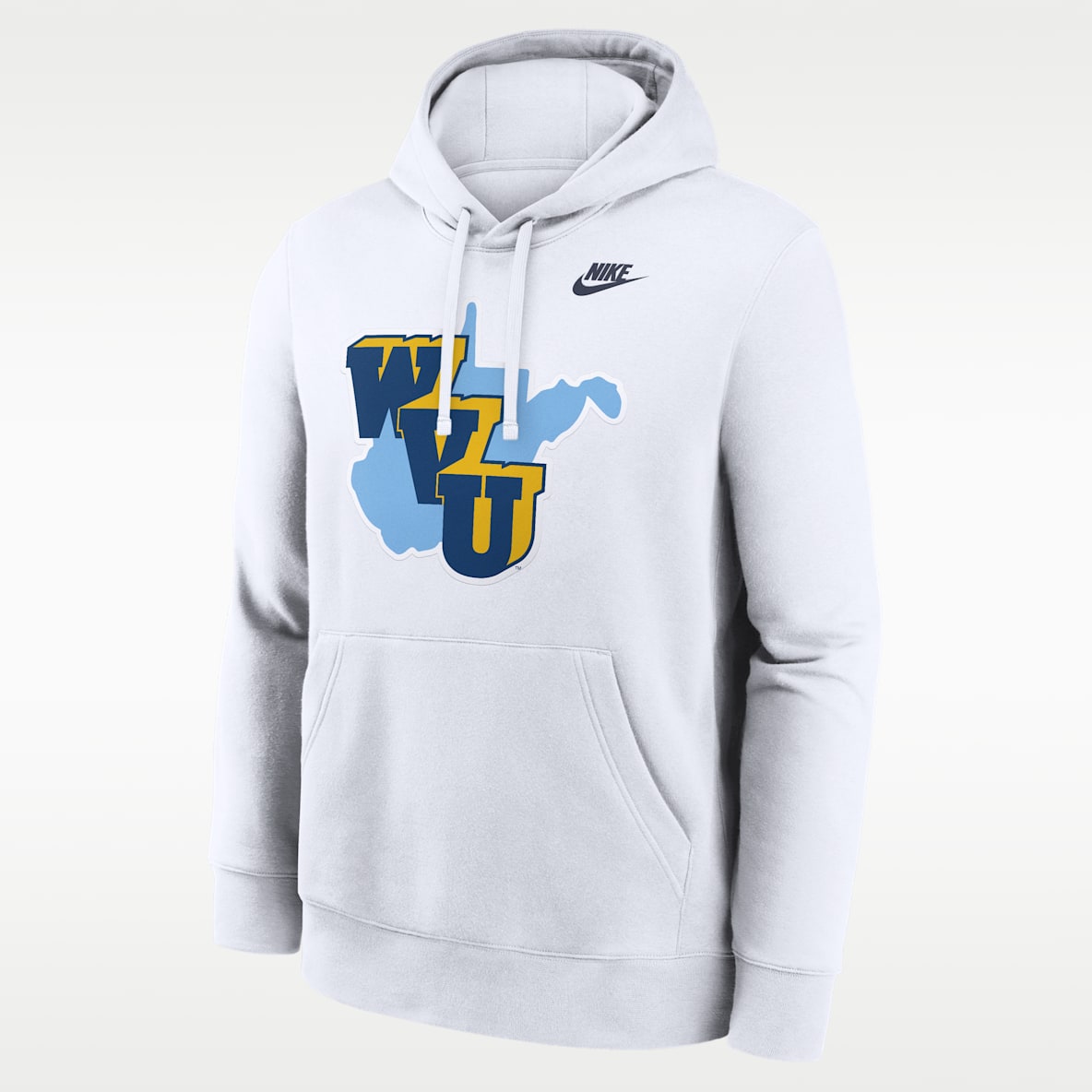 West Virginia 1965 Throwback Club Men's Nike College Pullover Hoodie
