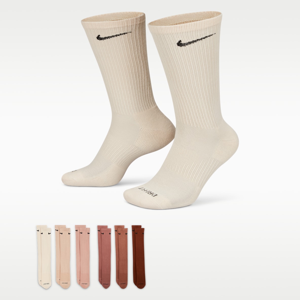 Nike Everyday Plus Cushioned Träningsstrumpor (6 par)