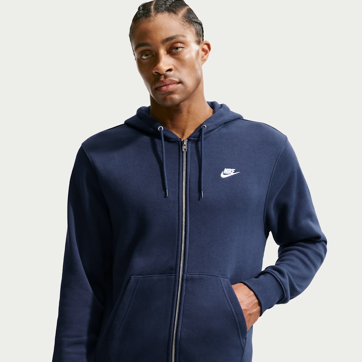 Nike Club Men's Full-Zip Fleece Hoodie