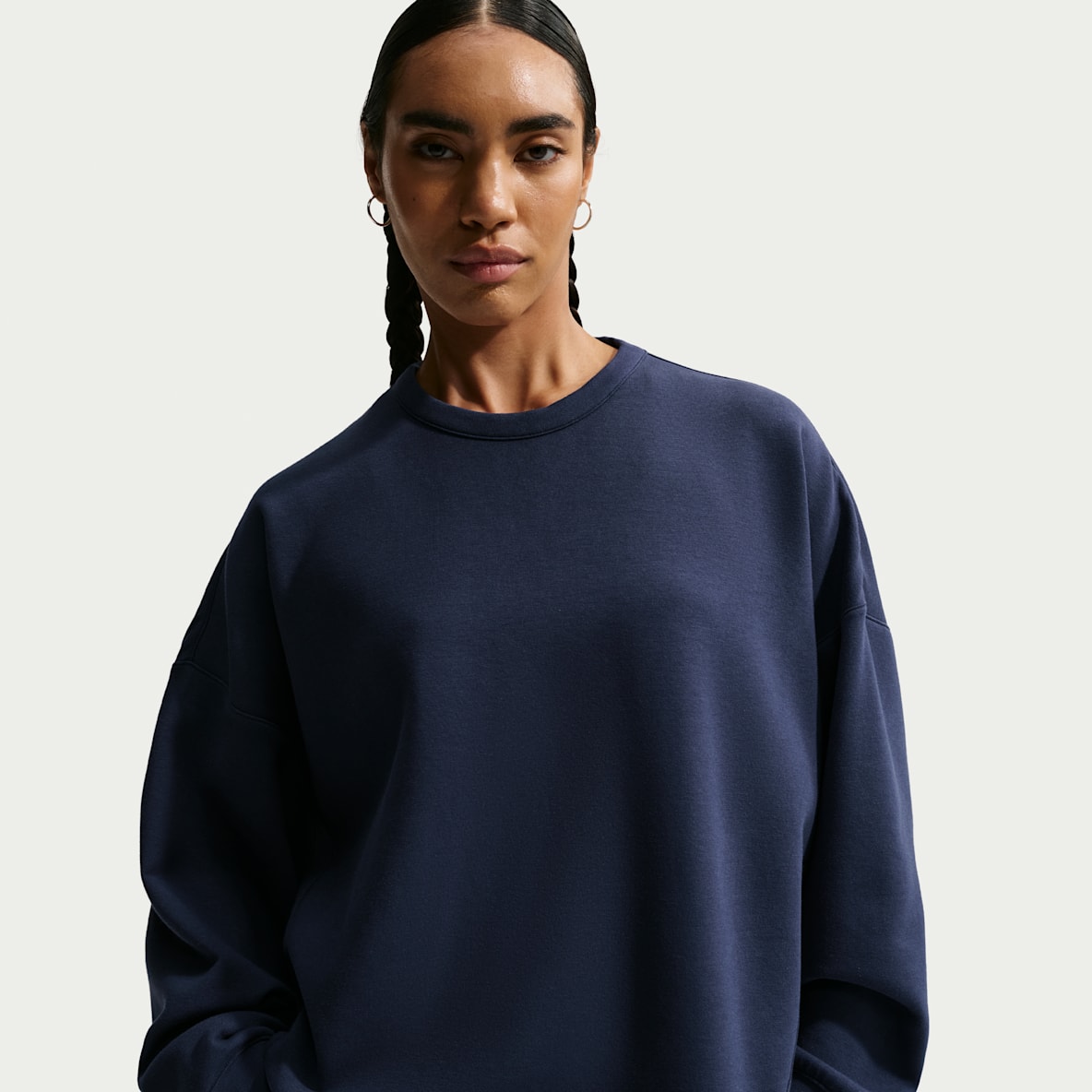 Nike 24.7 ImpossiblySoft Oversize-Rundhalsshirt mit Dri-FIT-Technologie (Damen)