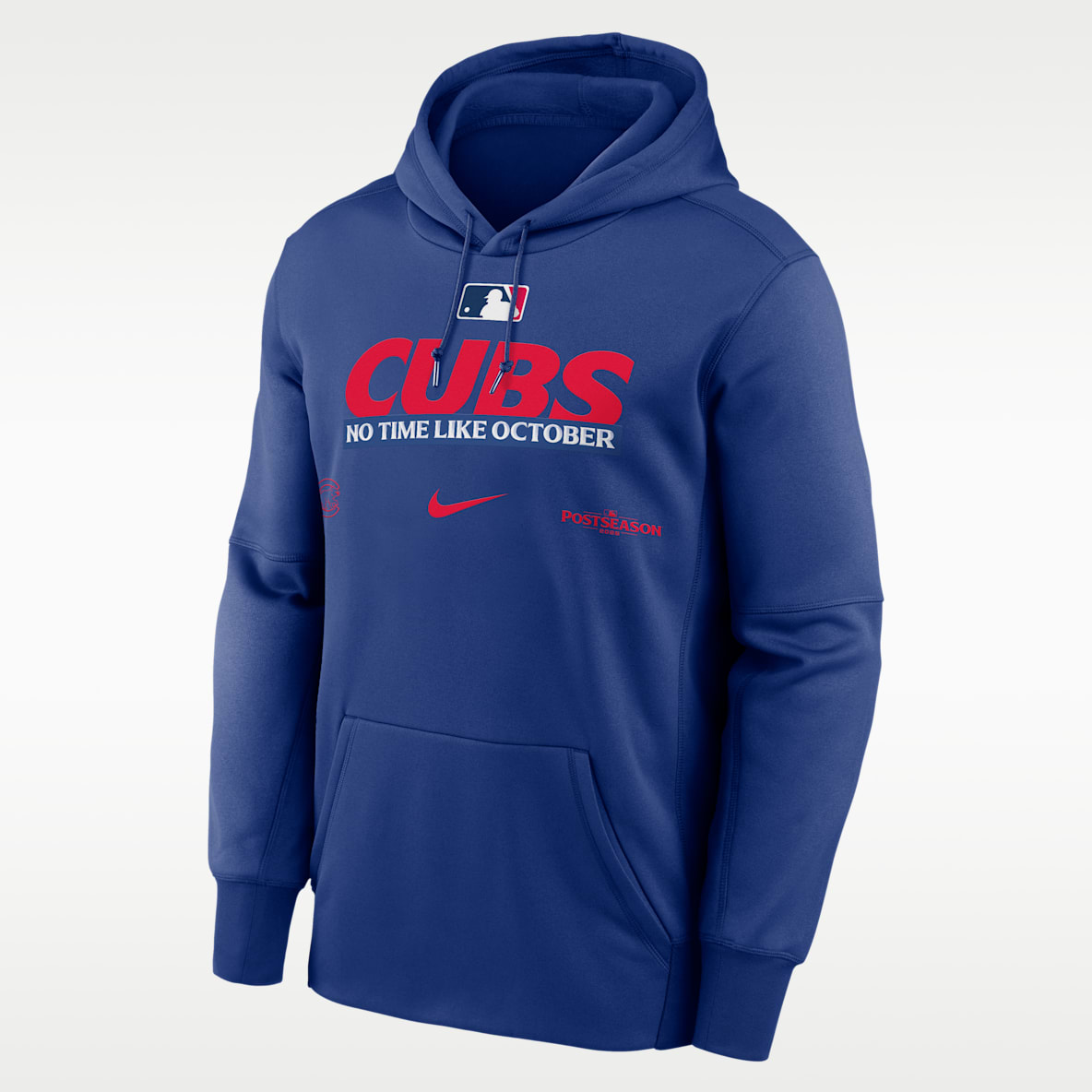 Chicago Cubs 2026 Postseason Authentic Collection Men's Nike Therma-FIT MLB Pullover Hoodie