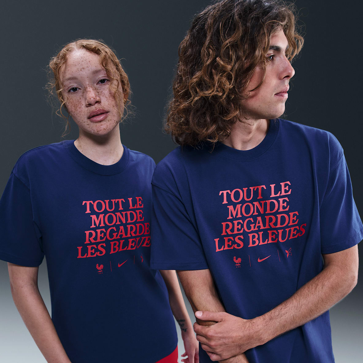 Everyone Watches Women's Sports™ "FFF" Nike by TOGETHXR Soccer T-Shirt