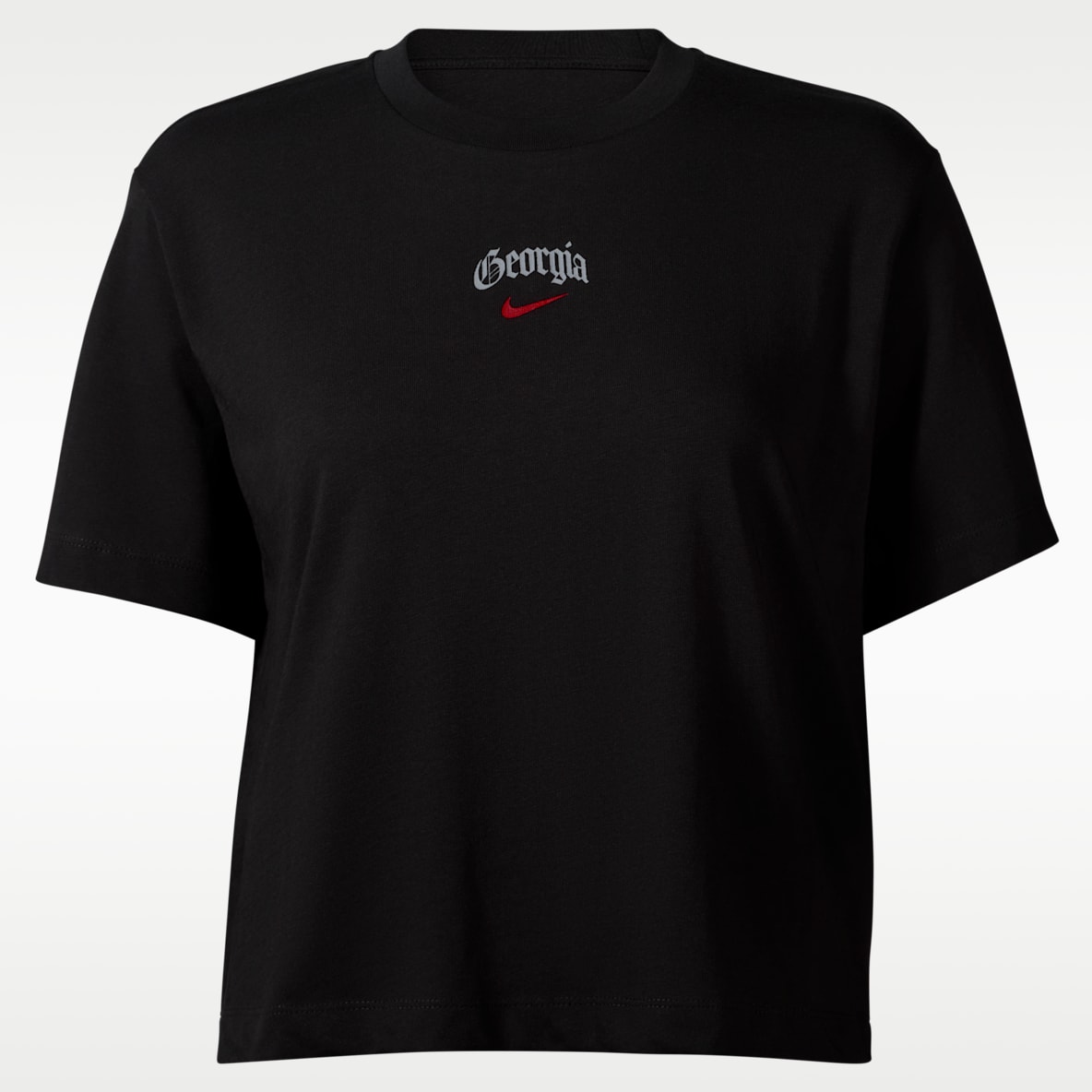 Womens Cropped Crown Football T-Shirt Nike x UGA x Outkast