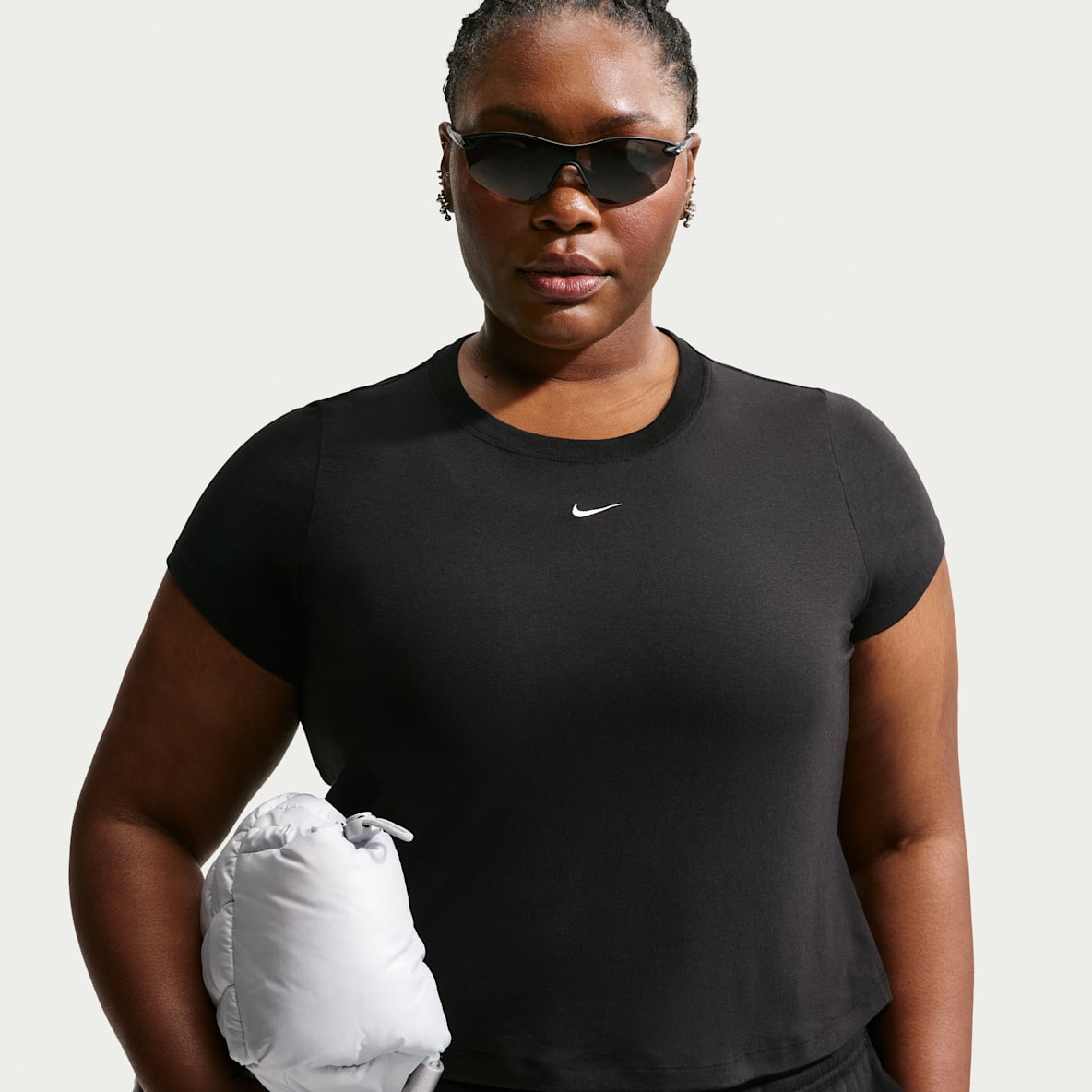 Nike Sportswear Chill Knit Women's Cropped T-Shirt (Plus Size)