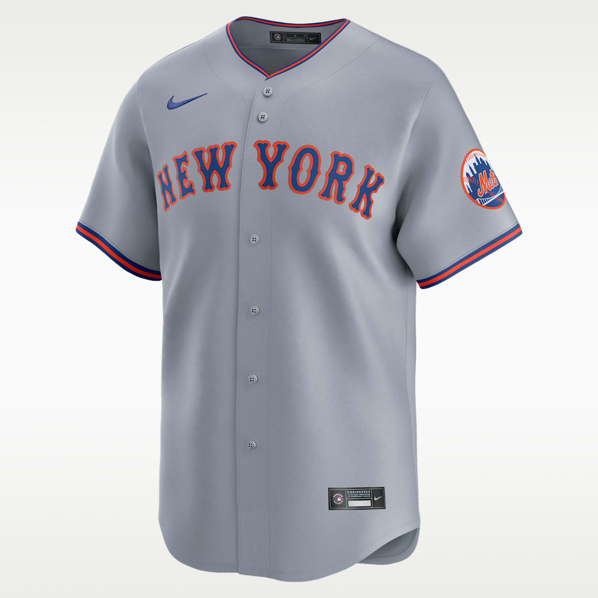 New York Mets Jersey Nike Limited Mets Road