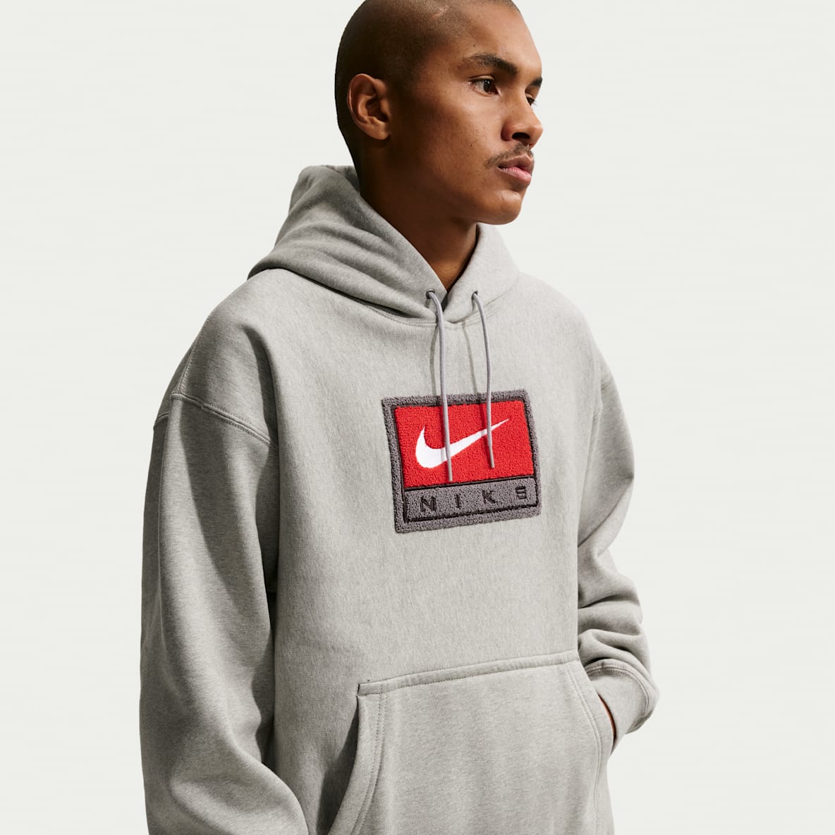 Nike Solo Swoosh Sudadera con gorro sin cierre de tejido Fleece para hombre