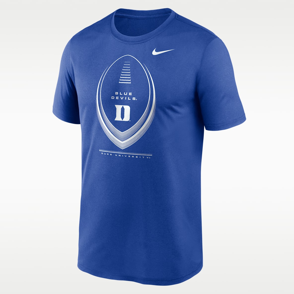 Duke Primetime Football Icon Legend Playera universitaria Nike Dri-FIT para hombre