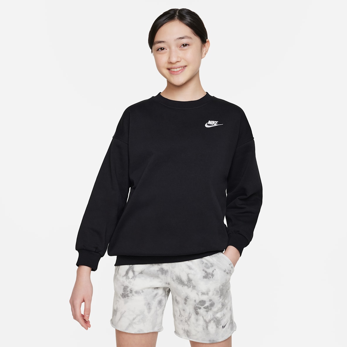 Nike Sportswear Club Fleece Oversized sweatshirt til større børn