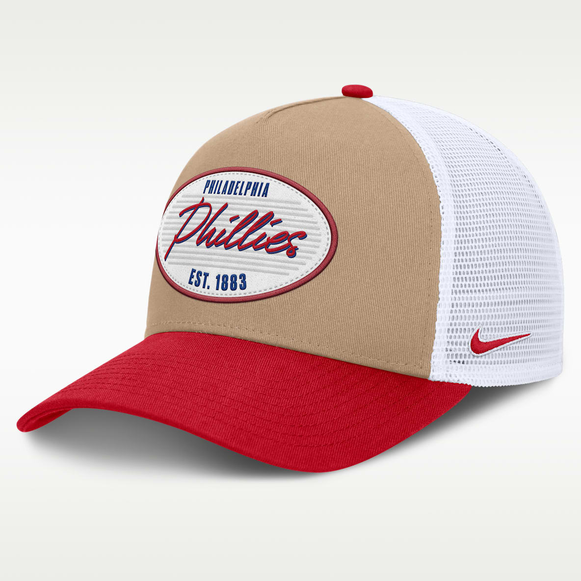 Philadelphia Phillies Rise Men's Nike MLB A-Frame Trucker Adjustable Hat