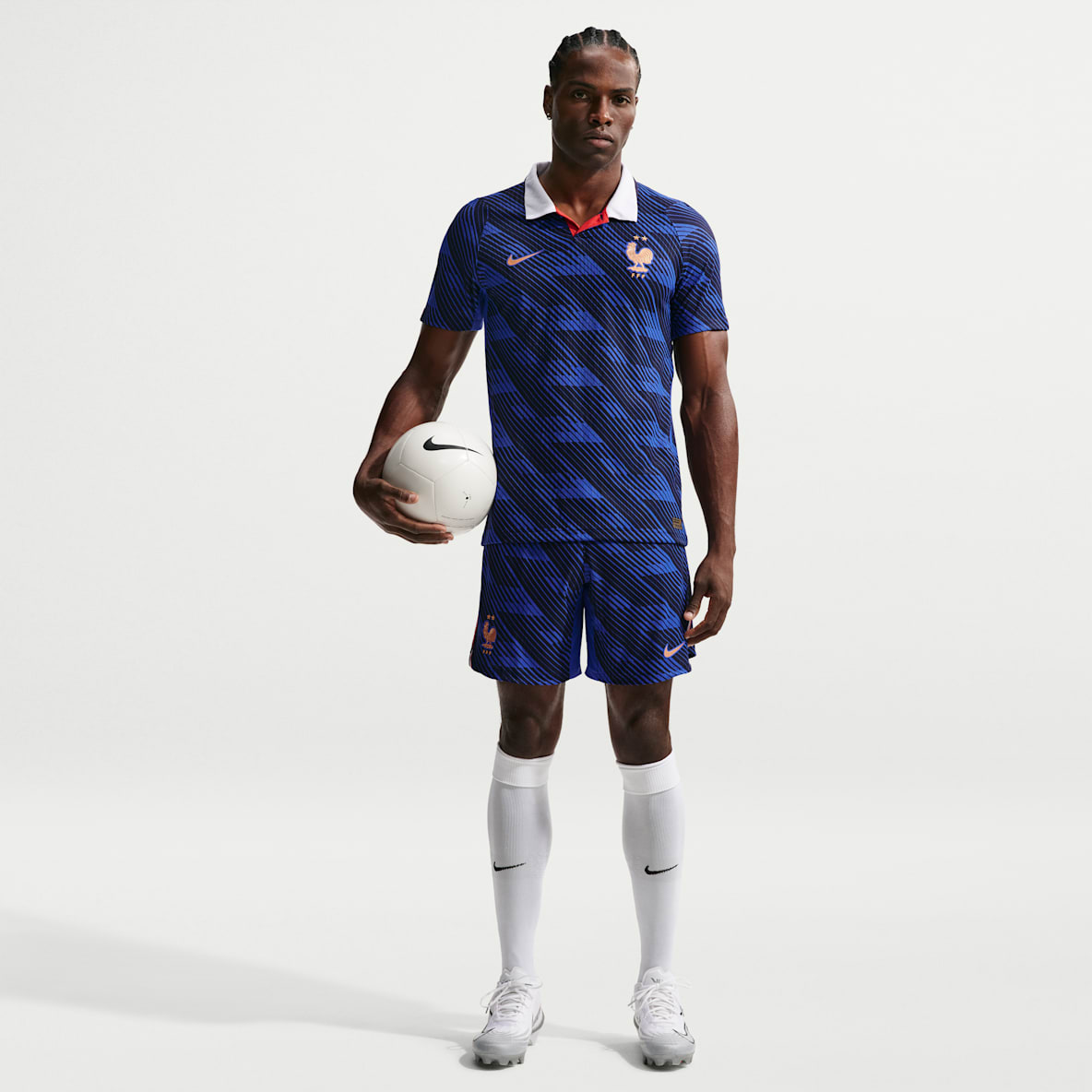 FFF 2026/27 Match Home Men's Nike Aero-FIT Soccer Authentic Shorts