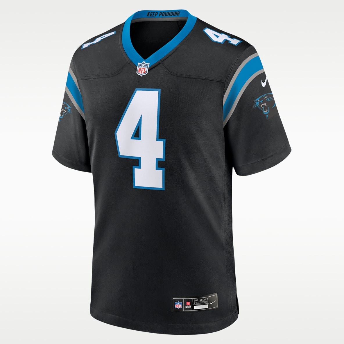 Tetairoa McMillan Carolina Panthers 2025 NFL Draft First Round Pick Men's Nike NFL Game Jersey