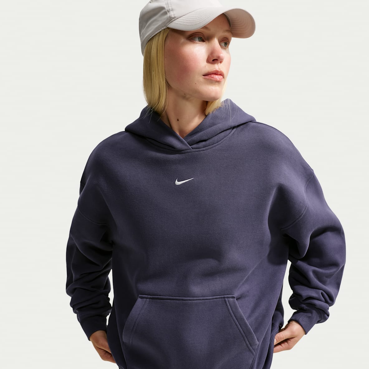 Nike Studio Fleece Medium Weight Women's Oversized Pullover Hoodie