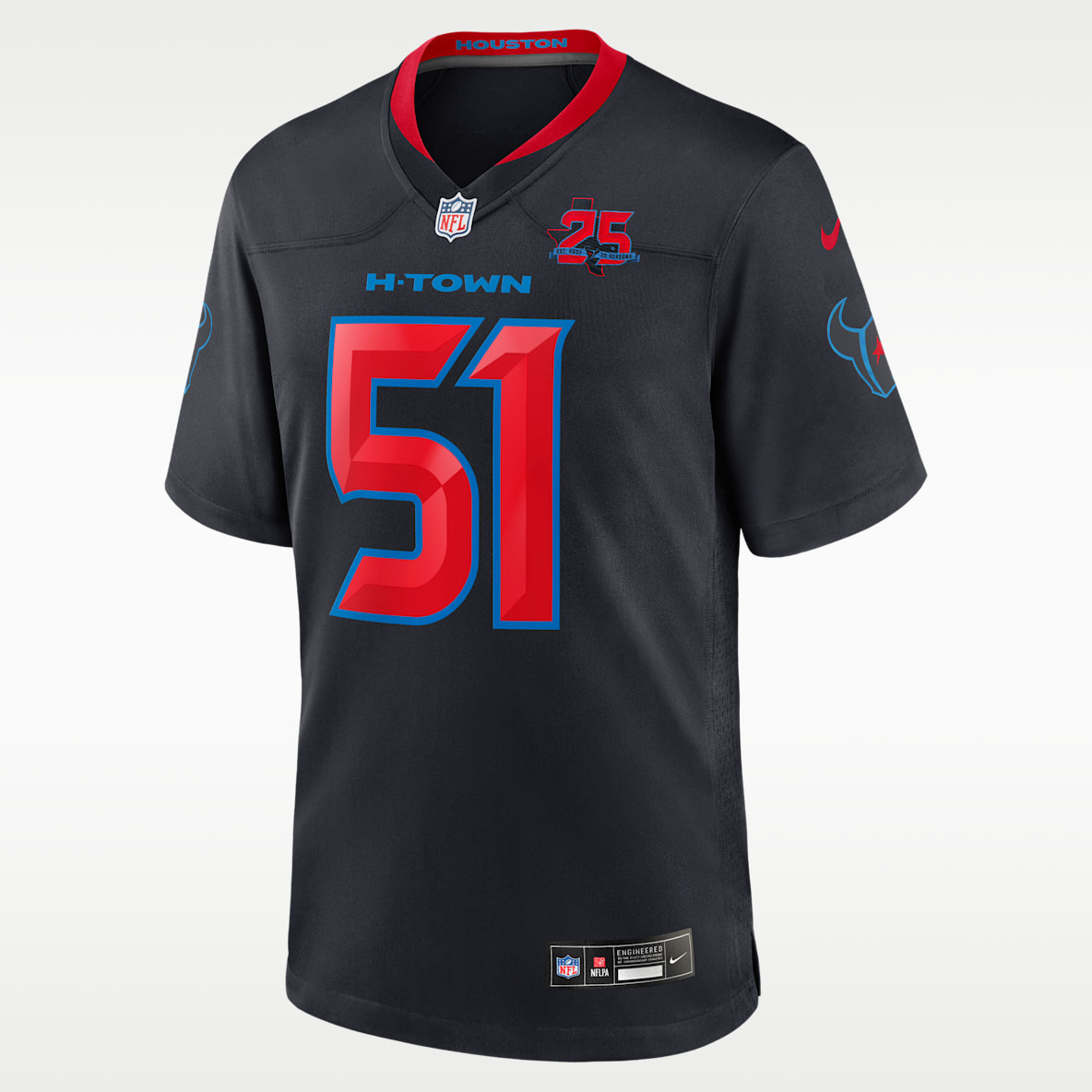Will Anderson Jr. Houston Texans 25th Season Men's Nike NFL Game Jersey