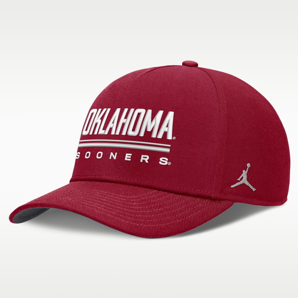 Oklahoma Sideline Practice Rise Men's Jordan Brand Dri-FIT College Adjustable Hat
