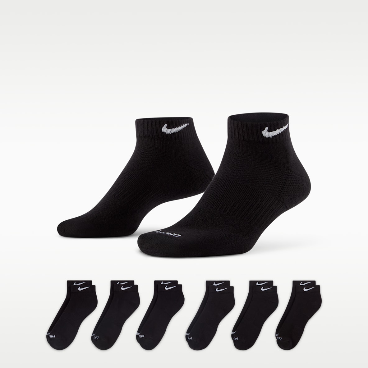 Nike Everyday Plus Cushioned Training Low Socks (6 Pairs)
