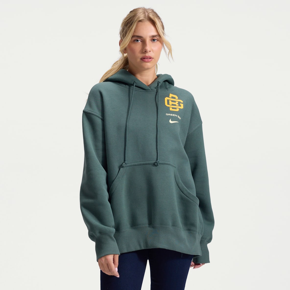 Green Bay Packers Rivalries Collection Phoenix Women's Nike NFL Oversized Pullover Hoodie