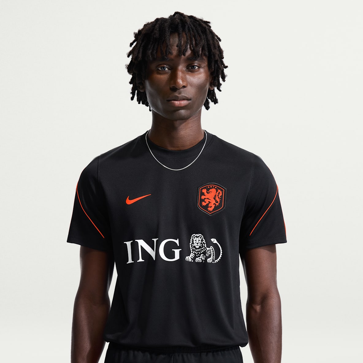 Pays-Bas Strike Haut à manches courtes Nike Football Dri-FIT pour homme