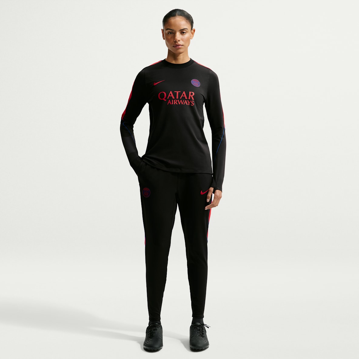 Strike Paris Saint-Germain Calças de futebol de malha Nike Dri-FIT para mulher