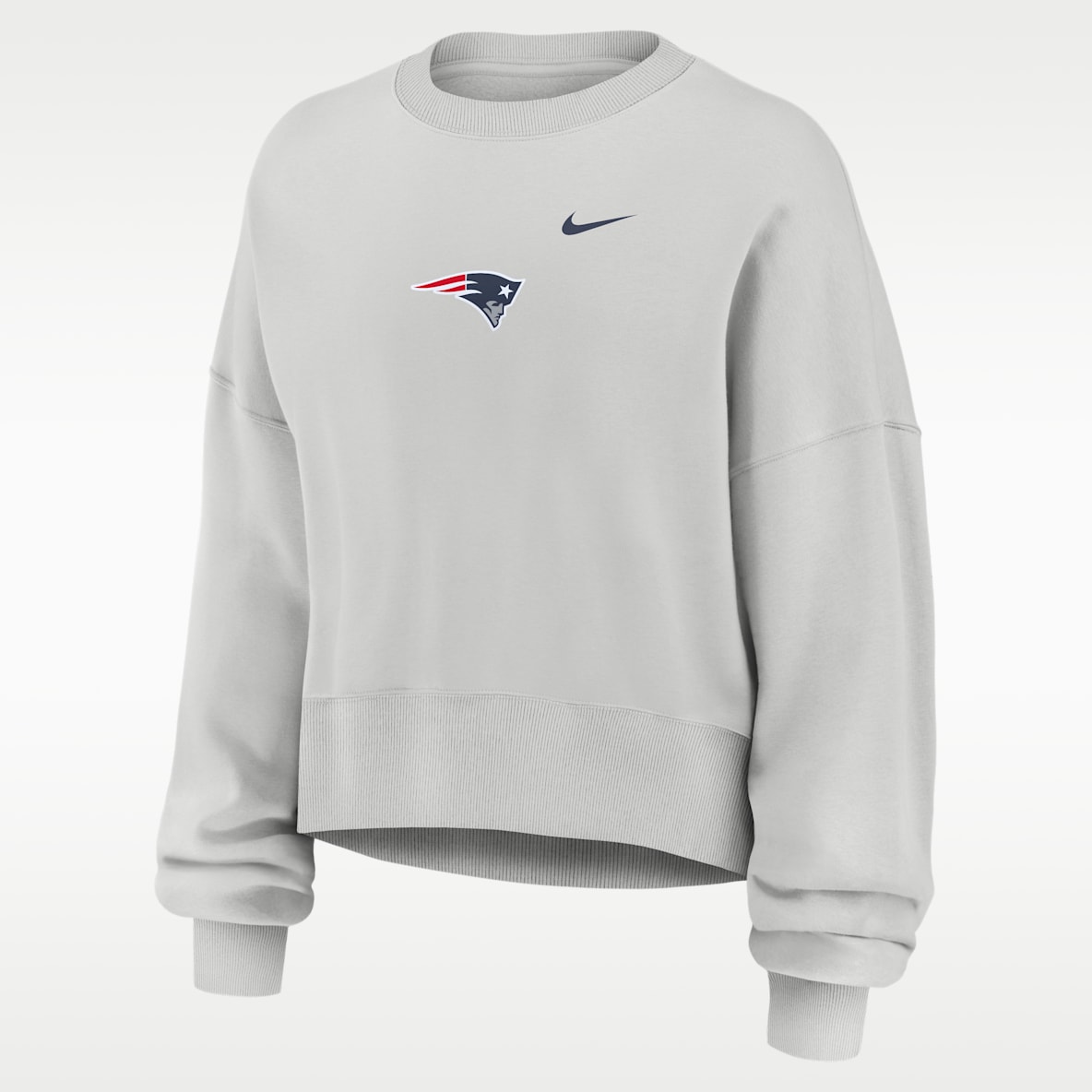 New England Patriots Primetime Phoenix Women's Nike NFL Oversized Pullover Crew