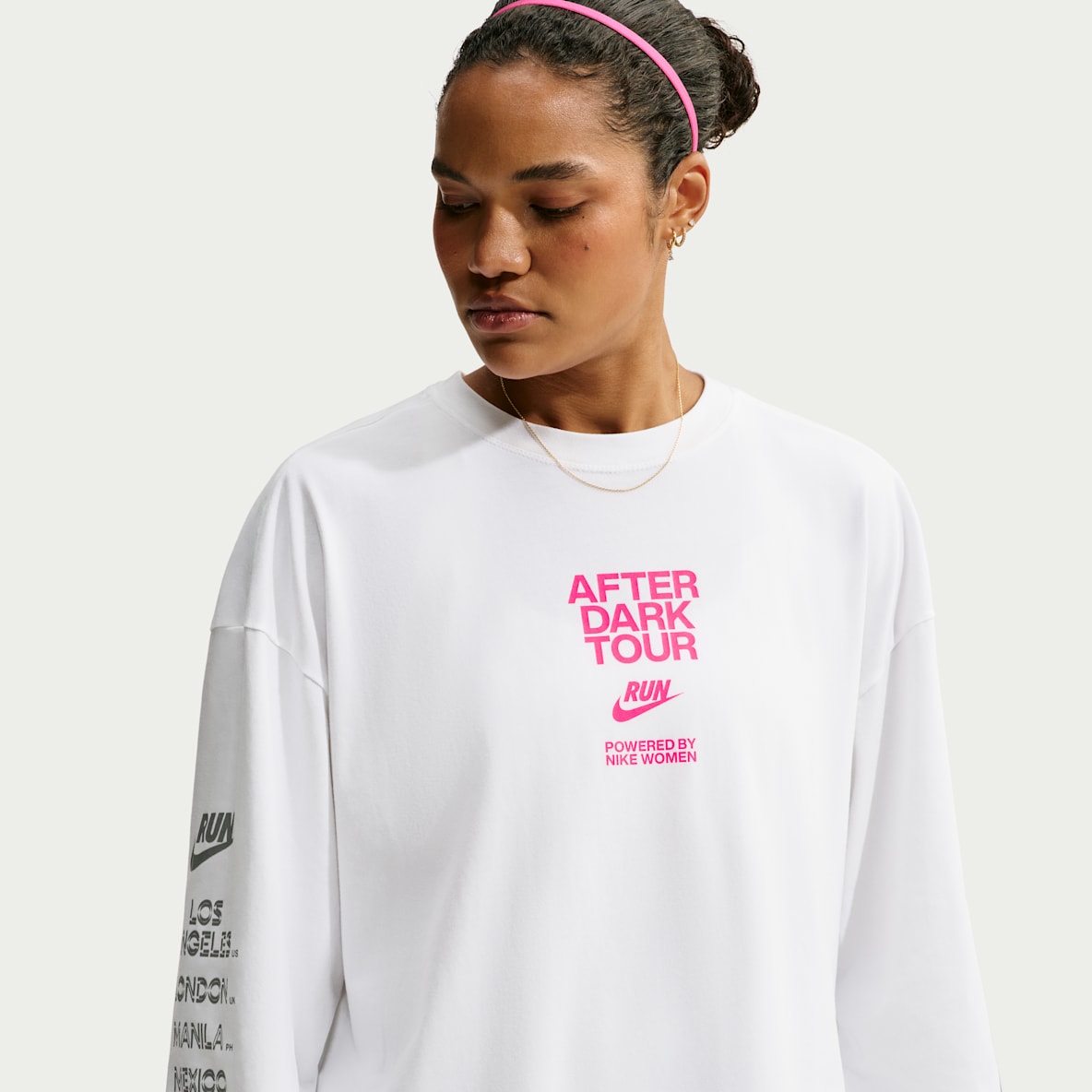 Nike After Dark Tour Women's Dri-FIT Oversized Long-Sleeve Running T-Shirt