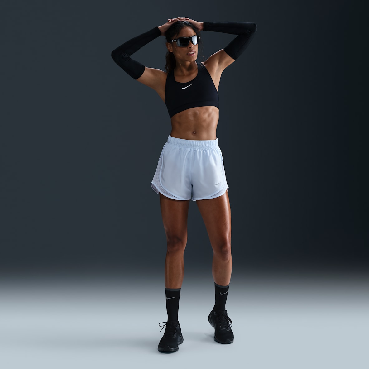 Nike Tempo Shorts de correr Dri-FIT con forro de ropa interior para mujer